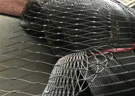 Flexible Inox stainless steel wire rope mesh webnet with ferrules grid 2.0 Mm Wire 50*50mm Hole