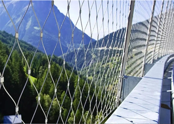 Anti Alkali Architectural Wire Mesh 1.2 Mm Diameter