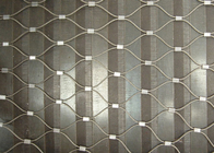 Stainless Steel Balustrade Cable Mesh netting Anti Acid 25*25mm hole