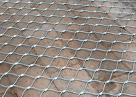 Stainless Steel Cable Mesh Flexibility Anti Corrosive For Amusement Rides