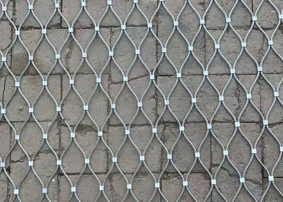 1.2mm-6.0mm Wire Rope Mesh Size 1m X 30m Or Customized