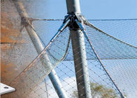 Stainless Steel Zoo Wire Mesh , Knitted Animal Enclosure Mesh Fence