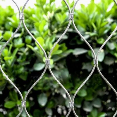 Corrosion Resistant Wire Rope Mesh Protective Netting Suitable For Safety Projects