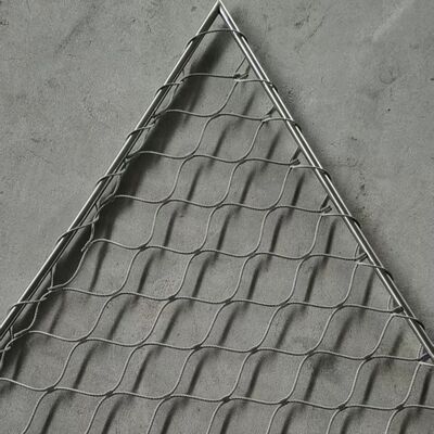 Flexible Stainless Steel Cable Mesh  Protection Animal Zoo Mesh