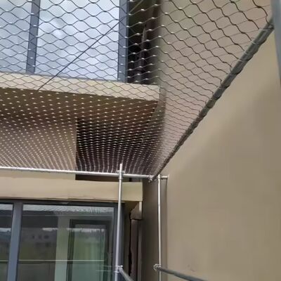 Diamond Stainless Steel Cable Mesh for Bridge Safety Protection Anti-Falling Net