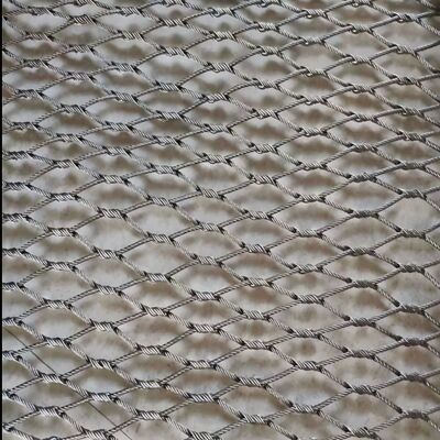 304 Soft Flexible Stainless Steel Metal Wire Rope Net Mesh for Zoo Aviary Bird Net Fence