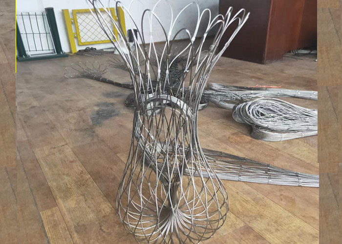 304 malla de cable de balaustrada de acero inoxidable de protección contra el robo de cable de cuerda de malla de bolsa