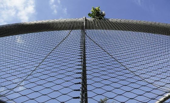 Red de seguridad de acero inoxidable de 2,0 mm de alambre de 60x60 mm de protección contra caídas de agujeros