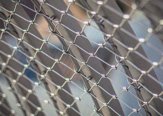 Barandilla flexible que cerca la cuerda con barandilla de acero inoxidable Mesh Netting 3m m