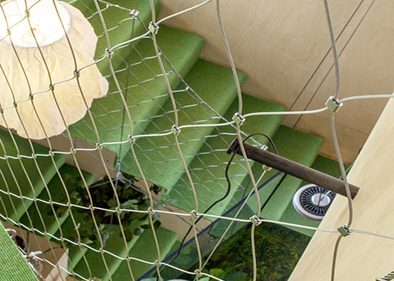 Malla de la cuerda de alambre del enrejado de la planta de la arquitectura diámetro de 3,0 milímetros