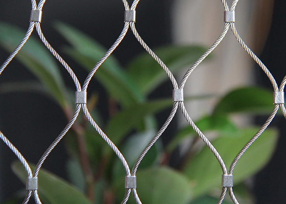 Cuerda de alambre 316 de Aisi 304 Mesh Architectural Flexible