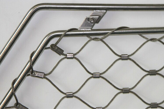 Cuerda de acero inoxidable resistente a la corrosión Mesh Aisi de la virola 316 304