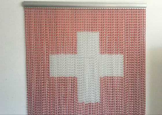 La cortina atractiva de la alambrada anodizó el aluminio del tratamiento superficial