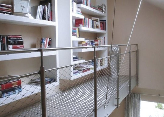 Alambre arquitectónico Mesh To Prevent Children Falling del balcón o de la escalera