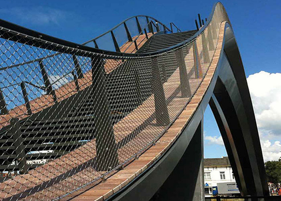 Rejilla de alambre de malla arquitectónica anodizada de 3,0 mm