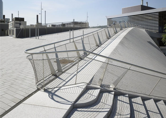 SUS 316 de la malla del cable de la barandilla de la arena pública 1,2 milímetros