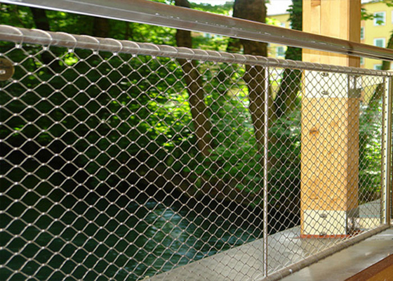 barandilla de 1.5m m o cercar el alambre con barandilla arquitectónico Mesh Non Rusting