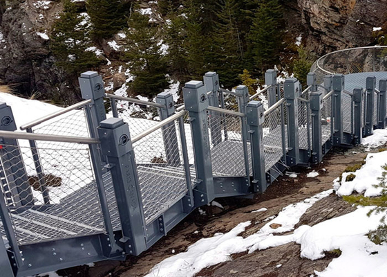 Red anti de la escalera de la corrosión con la malla SS 304 de la flexibilidad agujero de 50 x de 50m m