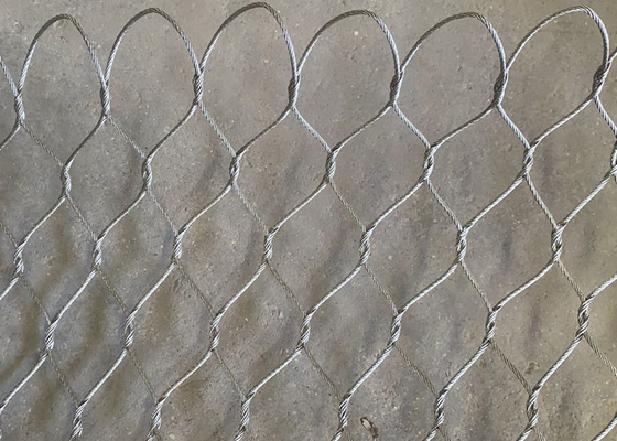 Cuerda tejida de acero inoxidable de alta resistencia Mesh For Architectural Safety Protection