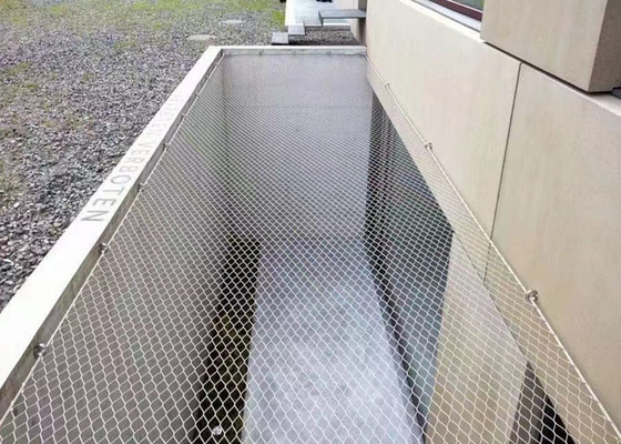 Red flexible de la seguridad de 304 Inox 2,0 milímetros de alambre para arquitectónico