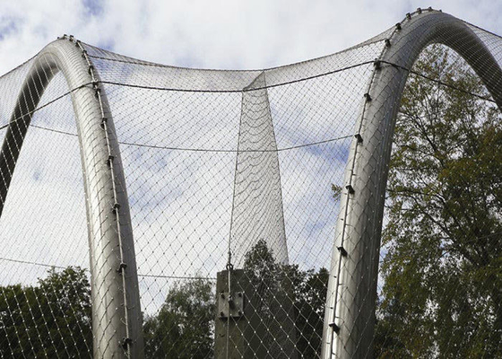 Virola de la malla de la cuerda de alambre de acero inoxidable de 2,0 milímetros que no aherrumbra modificada para requisitos particulares