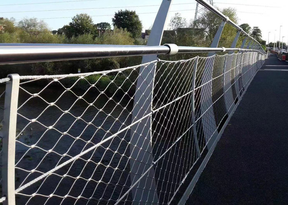 Cable de acero inoxidable Sus 316 Bridge Netting 3.0mm