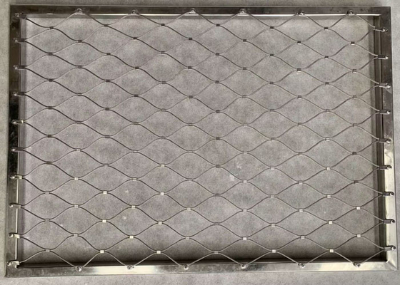 la barandilla de la prevención de la caída 0.5-30meter telegrafía el alambre de Mesh With Frame 2.0m m