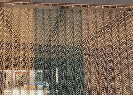 Cortina modificada para requisitos particulares de la pantalla de la alambrada del alambre de 1.2M M en cafés de los restaurantes