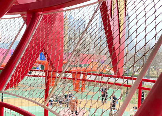 Cuerda de acero inoxidable Mesh Netting For Playground de 4.0m m no que aherrumbra