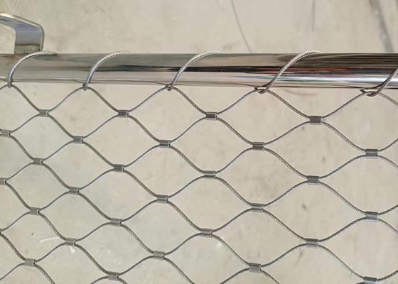Cable Mesh With Frame Customized de la cuerda SS304 para la paredilla