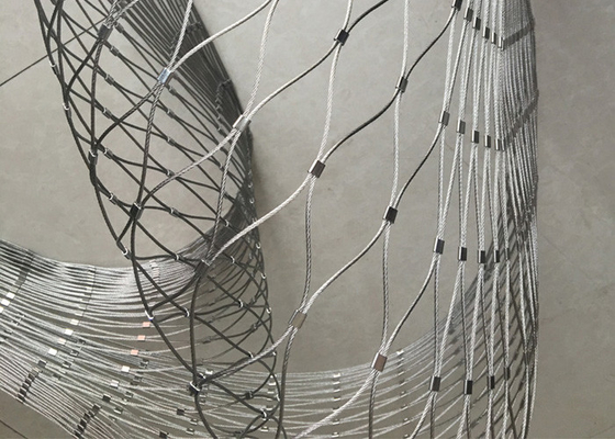 Buena seguridad flexible de Mesh Stainless Steel For Suspended de la cuerda