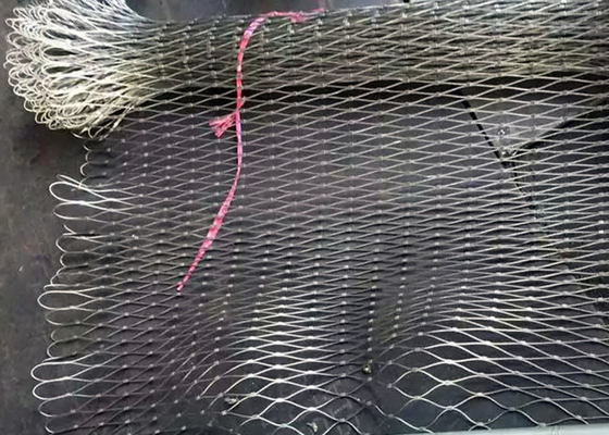 Cuerda corrosiva anti Mesh For Amusement Rides de los Ss de la flexibilidad