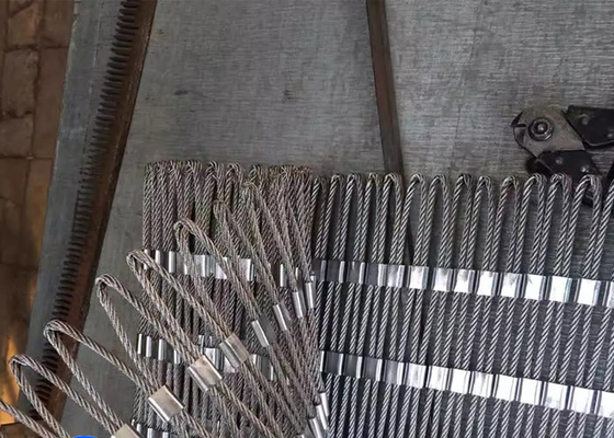 Paseos de acero inoxidables de la diversión de Mesh Flexibility Anti Corrosive For del cable