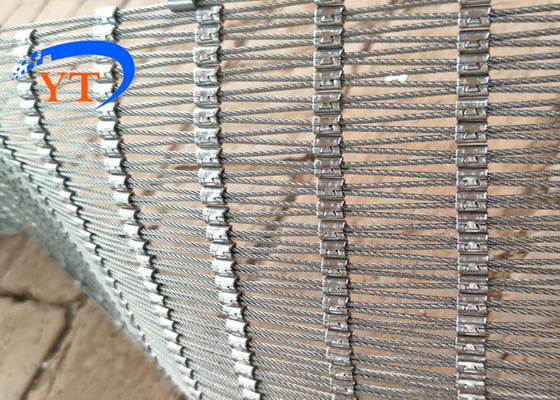 Cuerda de alambre de la hebilla Mesh Flexibility Customized Stainless Steel no que aherrumbra para la cerca