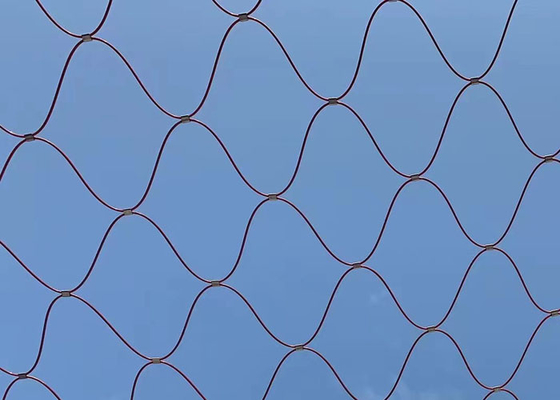 Cable de acero inoxidable Mesh Railing Architectural Wire Netting del Pvc 304 no que aherrumbra