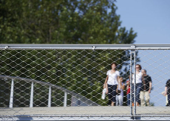 Malla de cable de barandilla de acero inoxidable de 2,0 mm 7x7 80x138 mm