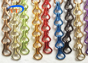 CE multi de los colores del insecto de la malla 2.0m m de aluminio moderna de la pantalla aprobado