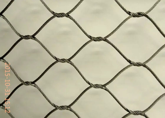Malla flexible de la forma del Rhombus que pesca tamaño 7x7/7x19 el material tejido inter de AISI316