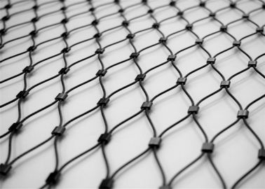 Malla arquitectónica de la cuerda de alambre de metal, red prensada del cable del acero inoxidable