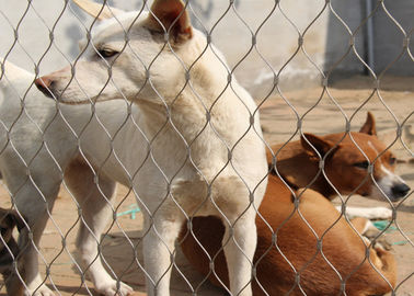 316 malla animal material del parque zoológico de la cuerda de alambre de acero inoxidable del recinto 7x19