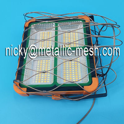 80mm Flexible Red de seguridad contra caídas de luz de acero inoxidable Red de cuerda de bolsa