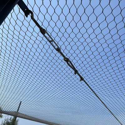 7x19 Red aviaria de aves de acero inoxidable - malla de protección de diamantes para recintos de zoológicos