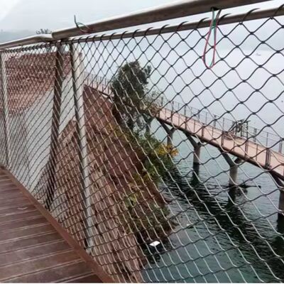 316 304 Rejilla de cableado de acero inoxidable para barandillas de escaleras