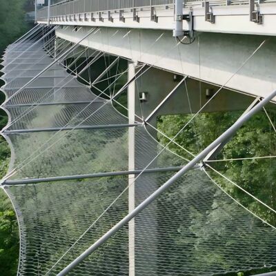 La malla de cable fuerte X tend garantiza la seguridad en los proyectos de infraestructura eléctrica