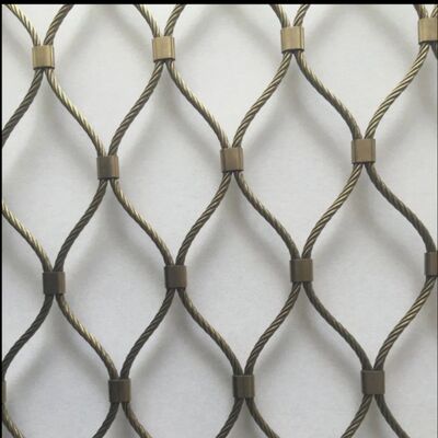 Red de seguridad de acero inoxidable antivuelco para prevención de caídas para escuelas y jardines de infancia