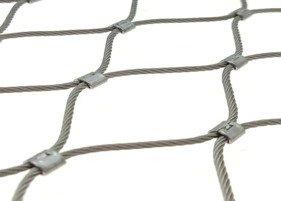 Red de acero inoxidable flexible transparente 2.4m m del cable de Inox
