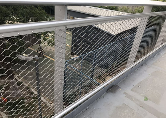 Mano - malla tejida del cable de la barandilla de Steel 1.2m m de la valla de seguridad