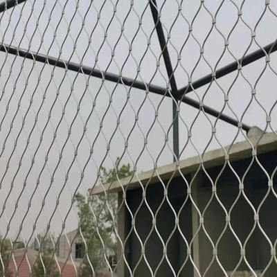 Malla de alambre arquitectónica del puente de los Ss 316, cuerda de alambre Mesh Net
