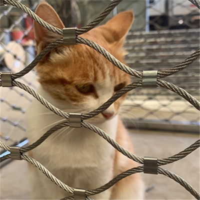 Alambre anudado flexible Mesh Fencing Animal Enclosure de 7 x 19 parques zoológicos