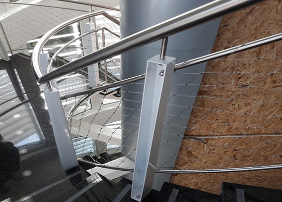 Alambre arquitectónico amistoso Mesh Sus 304 de Eco 2,0 agujero del milímetro 60*60 milímetros